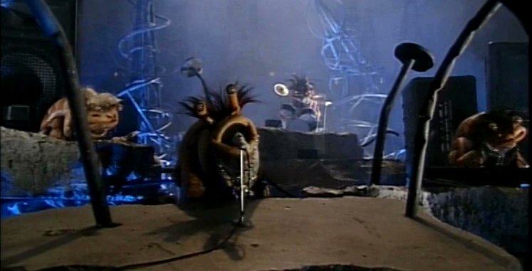 Today’s Muppets of the Day are the Nine Inch Snails!

The Nine Inch Snails are booked for the Paula Abdul episode of Muppets Tonight, but to Nigel’s frustration run late. By the time they show up (and escape their fans), the show is already over.