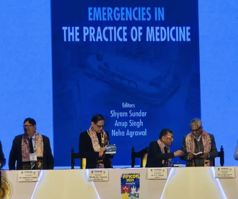 Prof. Anup Singh (@profanupsingh) on Twitter photo Proud moment to be Co-Editor of book “Emergencies in Practice of Medicine”with my mentor Prof Shyam Sundar sir and it’s launch at prestigious platform of Annual Conference of Association of Physicians of India APICON Kolkata 2025 <a href="/bhupro/">BHU Official</a> <a href="/VCofficeBHU/">VC-BHU</a> <a href="/directorimsbhu/">Directorimsbhu</a> <a href="/PMOIndia/">PMO India</a> Proud moment to be Co-Editor of book “Emergencies in Practice of Medicine”with my mentor Prof Shyam Sundar sir and it’s launch at prestigious platform of Annual Conference of Association of Physicians of India APICON Kolkata 2025 <a href="/bhupro/">BHU Official</a> <a href="/VCofficeBHU/">VC-BHU</a> <a href="/directorimsbhu/">Directorimsbhu</a> <a href="/PMOIndia/">PMO India</a>