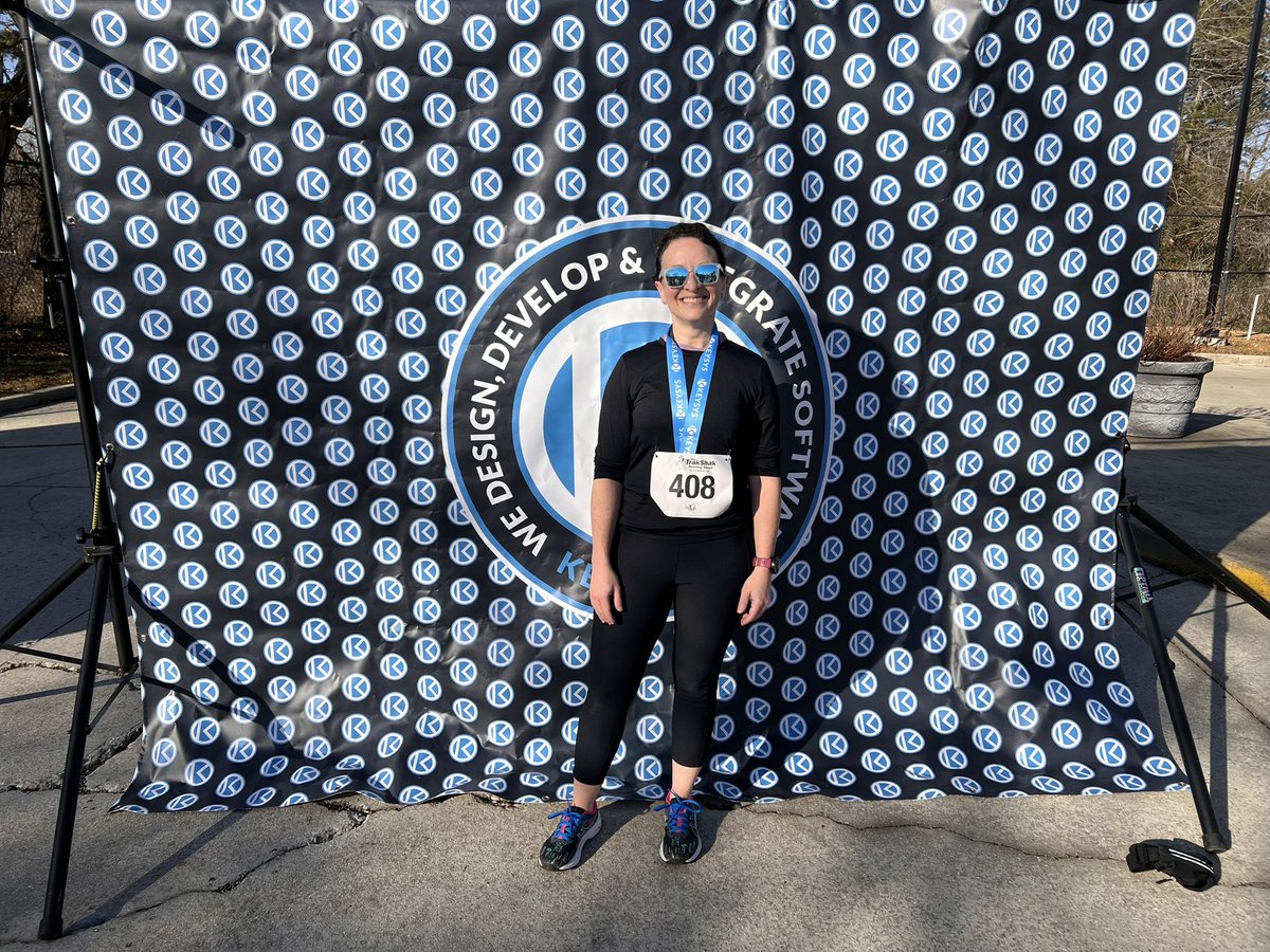 FridaRosenblum's tweet photo. Consistently (and sometimes painfully) slow will still get you places, even when the odds are against you. #slowAF #SnailPace #KeepPushing #5k #sick #cold https://t.co/3JD2lWemFA