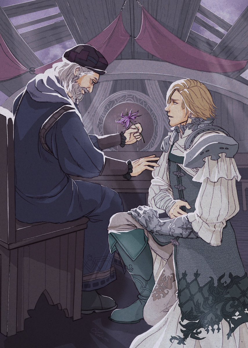 “keep your gift, until I have fulfilled my duty to the realm. for only then shall I be deserving of it.”

at long last I can post my piece for <a href="/ffxvizine/">Fulminate: FFXVI Zine ❤️‍🔥 PROJECT CLOSED</a> 🐉🔮🔥thank you for trusting me with Dion and Harpocrates! leftover sales are ongoing now if you’d like this beautiful book 💖