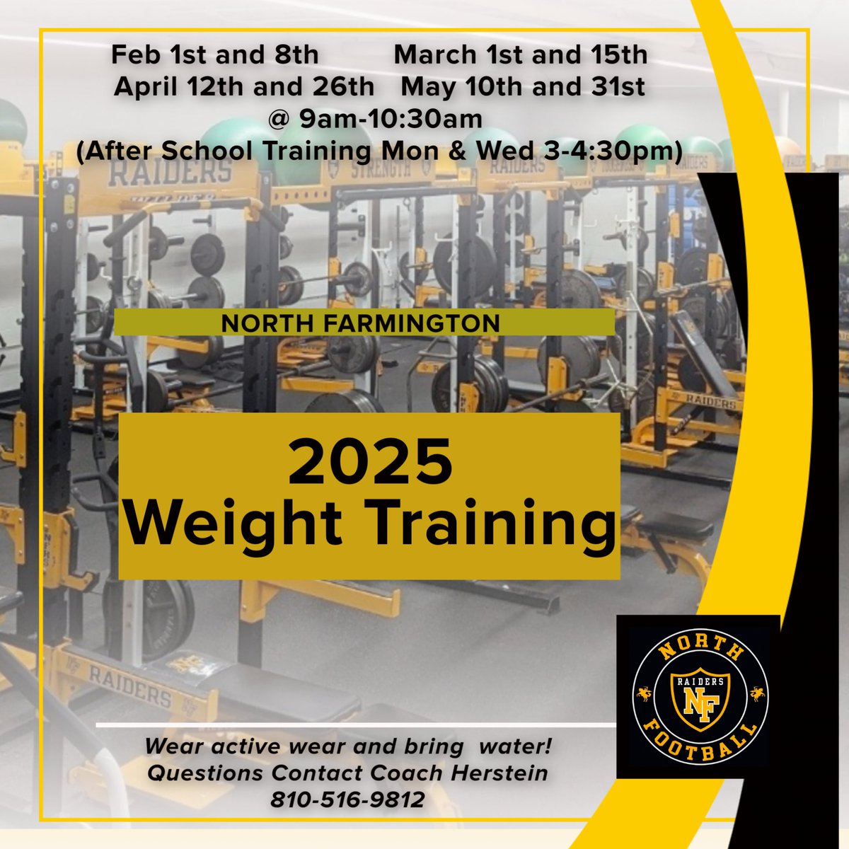 Coach Herstein (@coachherstein) on Twitter photo First Saturday lift of 2025 in the books! Current <a href="/NFRaidersFBall/">North Farmington Football</a> players did a great job working with young athletes. Special thanks to <a href="/pjgardner0/">Prentice (Pj) Gardner</a> with <a href="/GVSUXCTF/">GVSU XCTF</a> and <a href="/OvieOghoufo/">KING</a> with <a href="/Raiders/">Las Vegas Raiders</a> for speaking to the group! #nfl <a href="/wbslobin/">Billy Slobin</a> <a href="/FHHarrisonFB/">FH Harrison Football</a> BE READY TO GO NEXT WEEK! First Saturday lift of 2025 in the books! Current <a href="/NFRaidersFBall/">North Farmington Football</a> players did a great job working with young athletes. Special thanks to <a href="/pjgardner0/">Prentice (Pj) Gardner</a> with <a href="/GVSUXCTF/">GVSU XCTF</a> and <a href="/OvieOghoufo/">KING</a> with <a href="/Raiders/">Las Vegas Raiders</a> for speaking to the group! #nfl <a href="/wbslobin/">Billy Slobin</a> <a href="/FHHarrisonFB/">FH Harrison Football</a> BE READY TO GO NEXT WEEK!