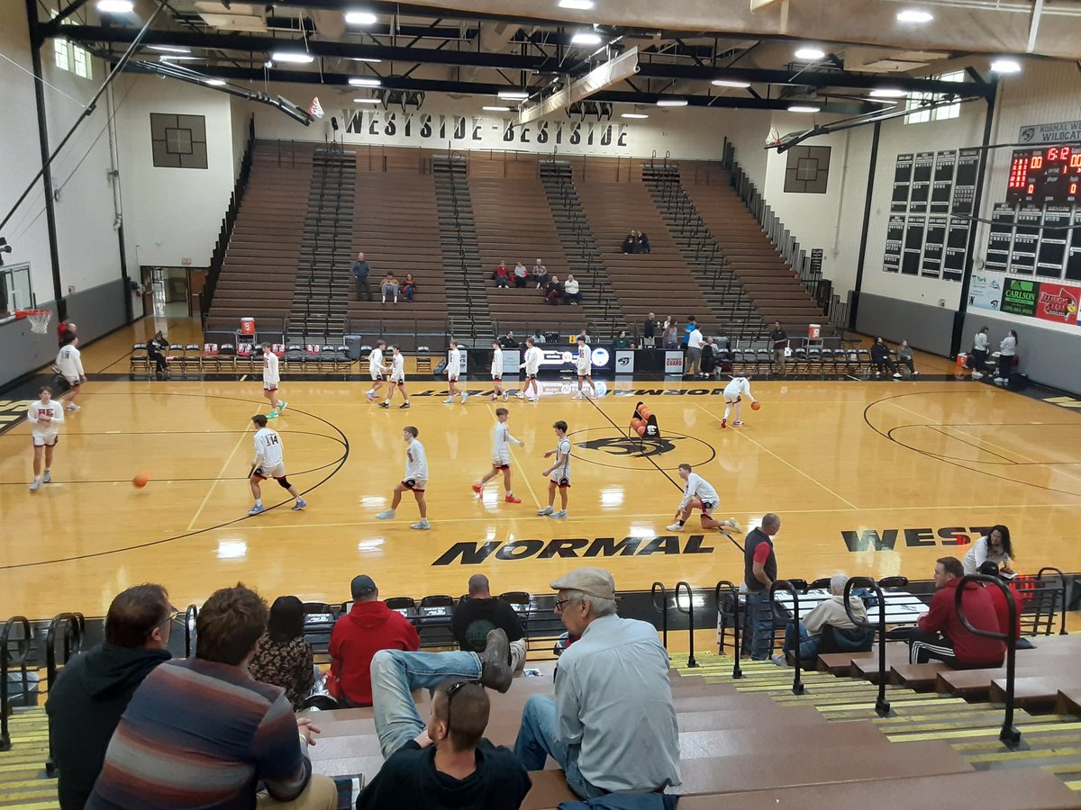 Matt Now (@mattjnow) on Twitter photo Hello from Normal West.
Getting ready for the Midwest Crossroads Shootout. First up is Bradley-Bourbonnais vs. Mt. Zion.
Here with <a href="/NestoHoops/">Aaron Britton</a>, <a href="/AlHartwig1/">Al Hartwig</a>, and <a href="/chilandprephoop/">Chicagoland PrepHoop</a>.
<a href="/HSBBALLjg/">Jack Gleason</a> <a href="/NCWHS_HOOPS/">NCWHS Basketball</a> <a href="/BasketballMTZ/">MTZ Basketball</a> <a href="/ILLHoopsScoops/">ILLHoopsScoops</a> <a href="/jakubrudnik/">Jakub Rudnik</a> <a href="/JackLydon63/">Jack Lydon</a> <a href="/Sports4Illinois/">Illinois Sports Updates</a> Hello from Normal West.
Getting ready for the Midwest Crossroads Shootout. First up is Bradley-Bourbonnais vs. Mt. Zion.
Here with <a href="/NestoHoops/">Aaron Britton</a>, <a href="/AlHartwig1/">Al Hartwig</a>, and <a href="/chilandprephoop/">Chicagoland PrepHoop</a>.
<a href="/HSBBALLjg/">Jack Gleason</a> <a href="/NCWHS_HOOPS/">NCWHS Basketball</a> <a href="/BasketballMTZ/">MTZ Basketball</a> <a href="/ILLHoopsScoops/">ILLHoopsScoops</a> <a href="/jakubrudnik/">Jakub Rudnik</a> <a href="/JackLydon63/">Jack Lydon</a> <a href="/Sports4Illinois/">Illinois Sports Updates</a>