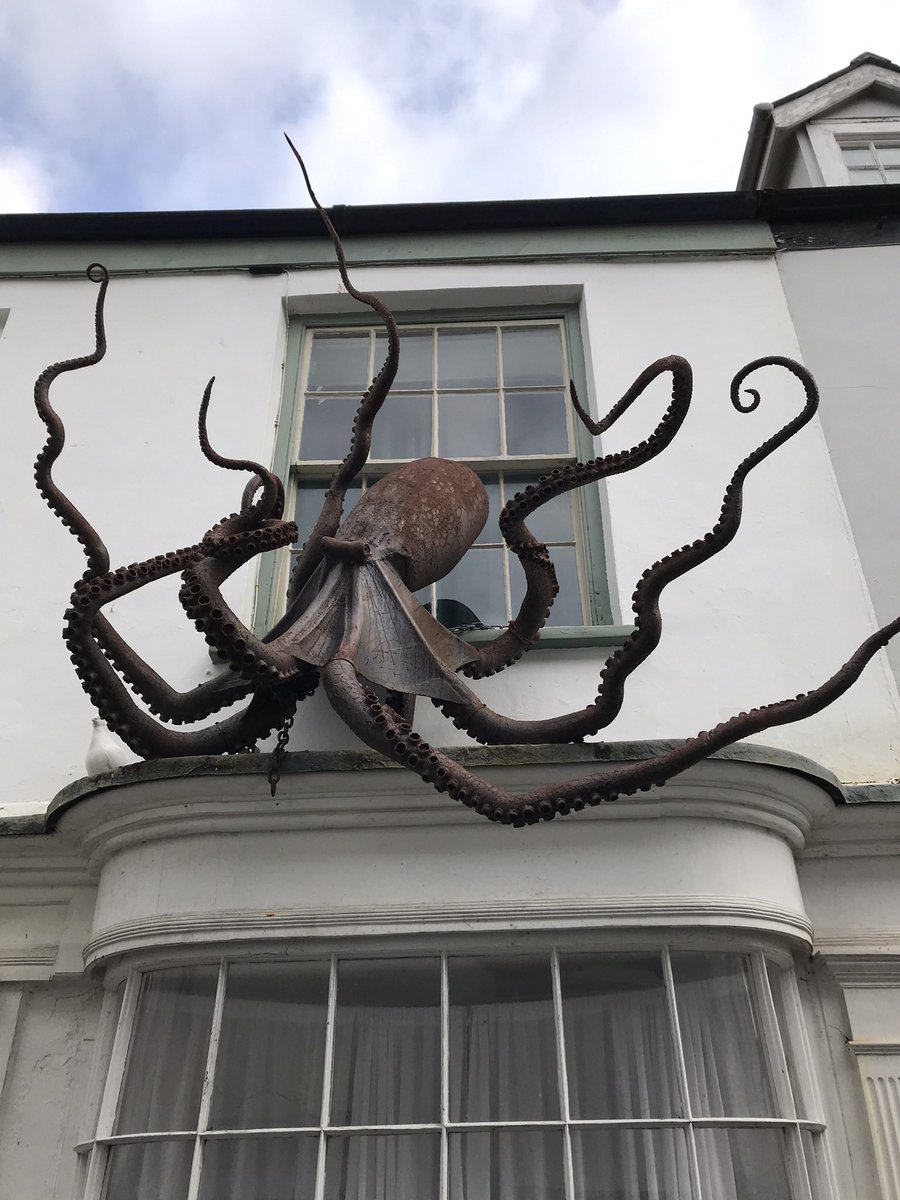 A walk around Appledore, North Devon today and discovered this leviathan on the deep. 
Superb.