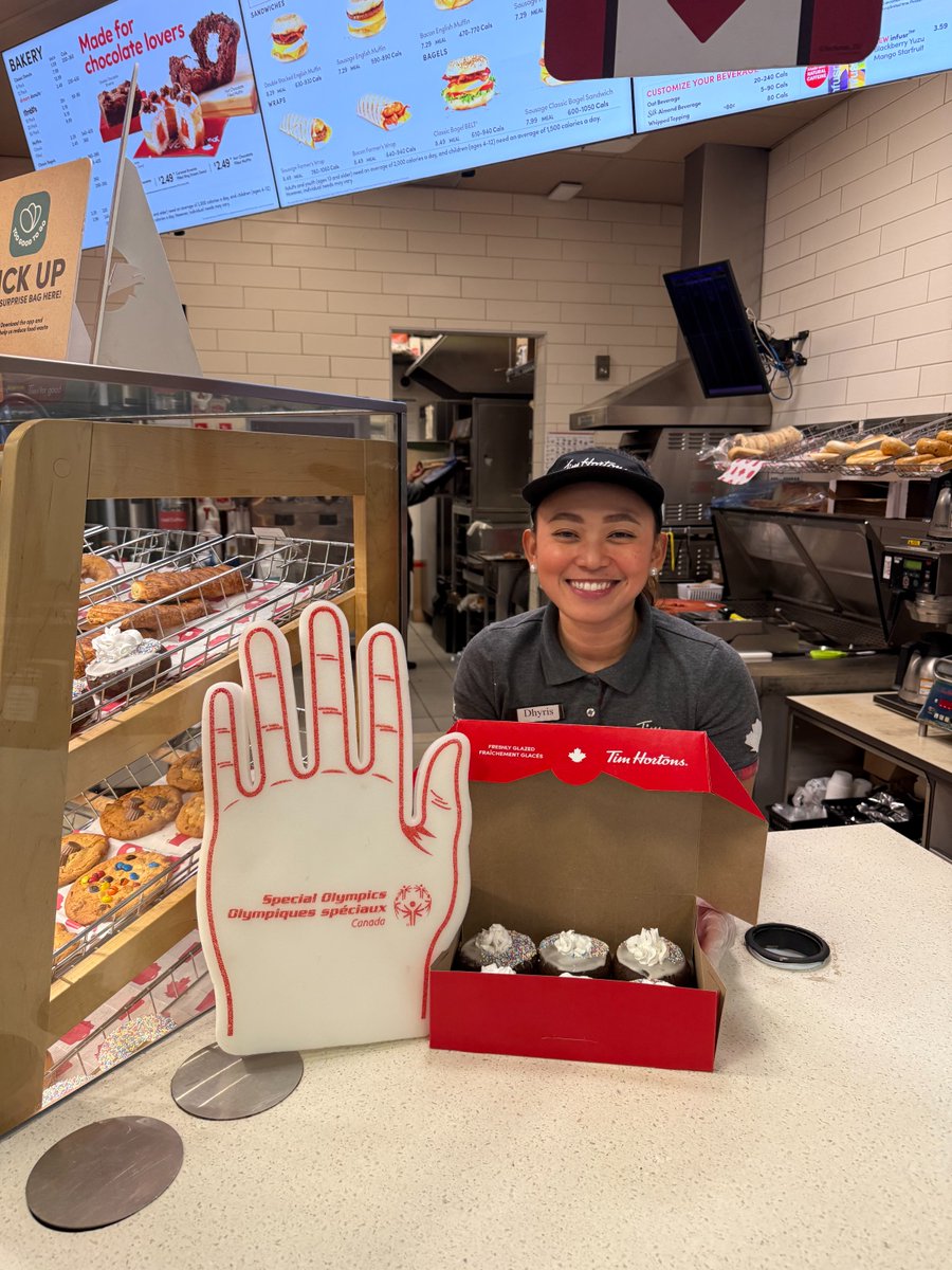 What a great start to the weekend! We are incredibly grateful to everyone who showed up today to support Special Olympics athletes at <a href="/TimHortons/">Tim Hortons</a> stores! 

These limited time donuts are only available until Feb 2—so grab yours in-store, at the drive-through, or via the app.