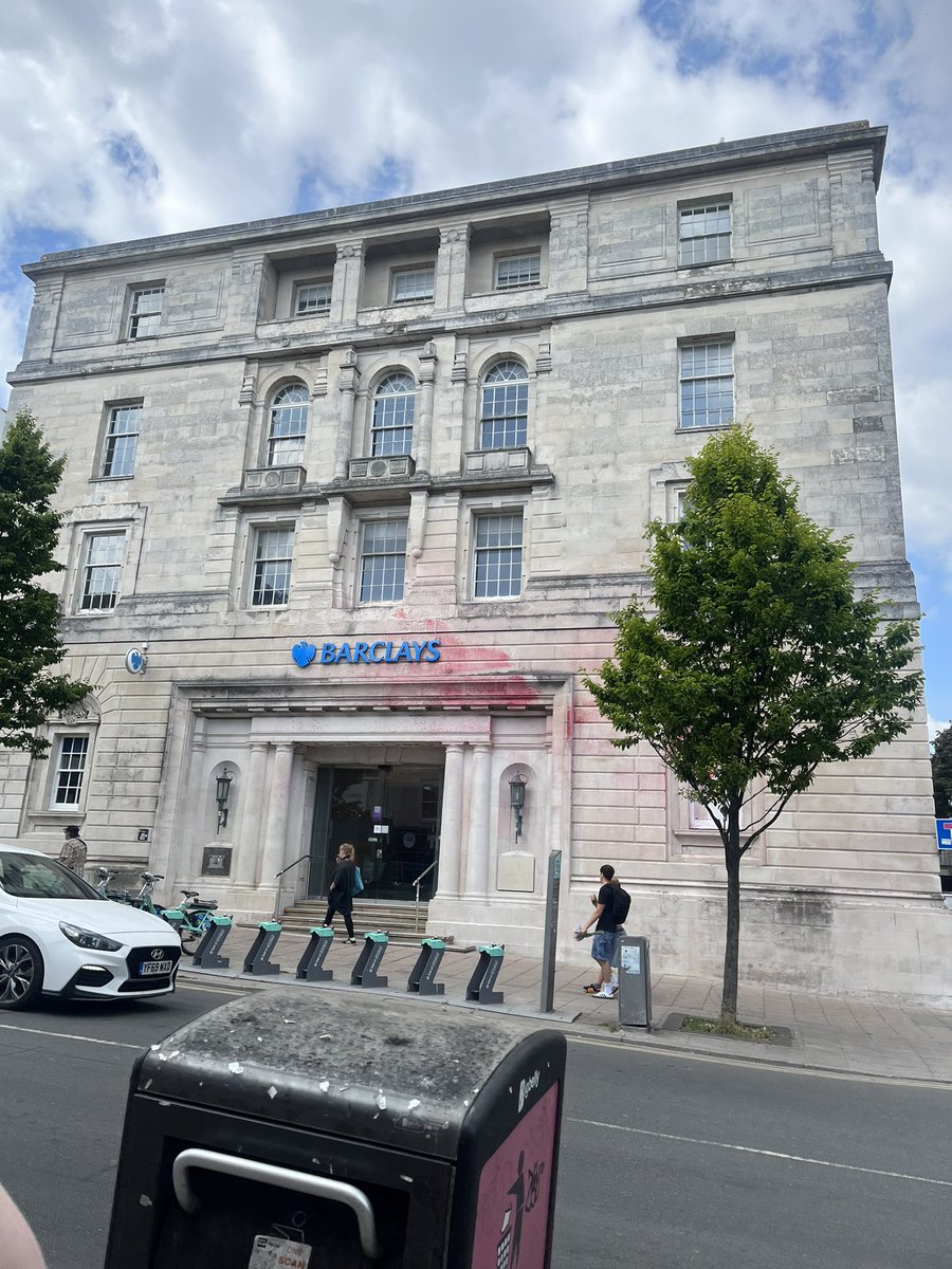 Reminder that Barclays directly bank rolled the genocide of the Palestinian people by israel leading to a lot of their locations looking like this and worse !