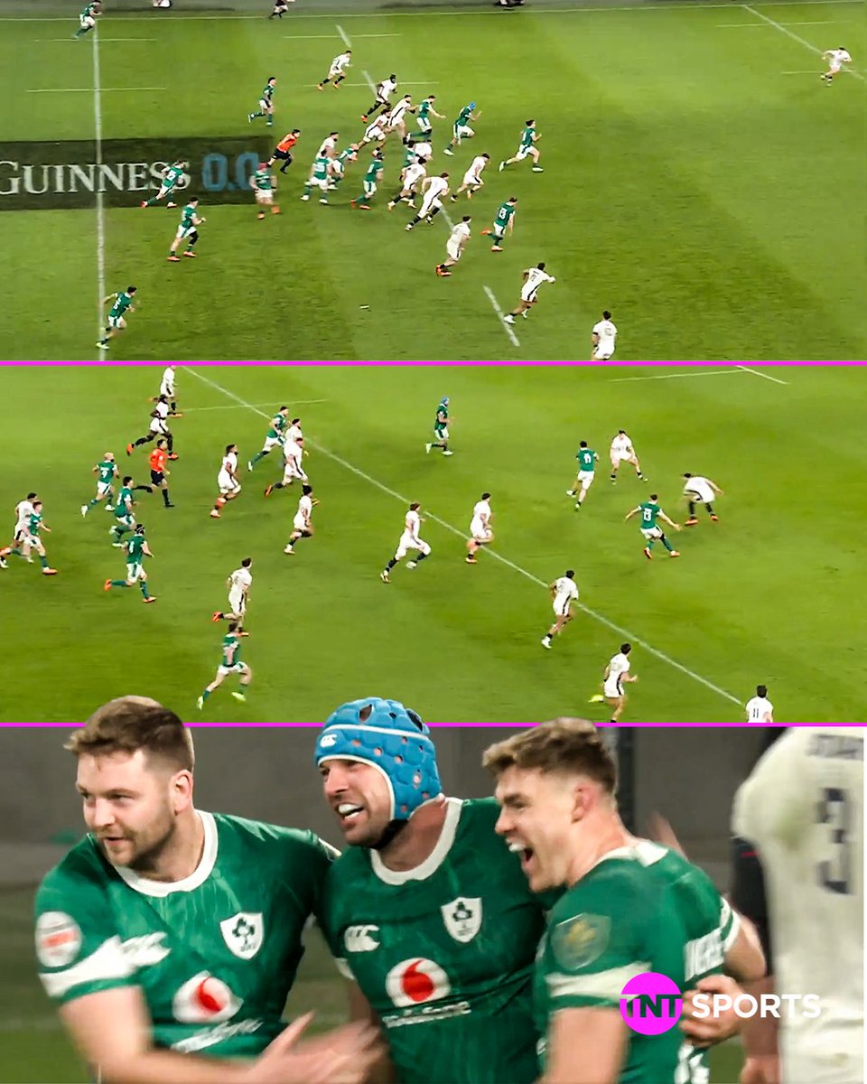 How crucial will this try be for <a href="/IrishRugby/">Irish Rugby</a> Six Nations chances? 

What a break from James Lowe 🔥 #GuinnessM6N #IREvENG