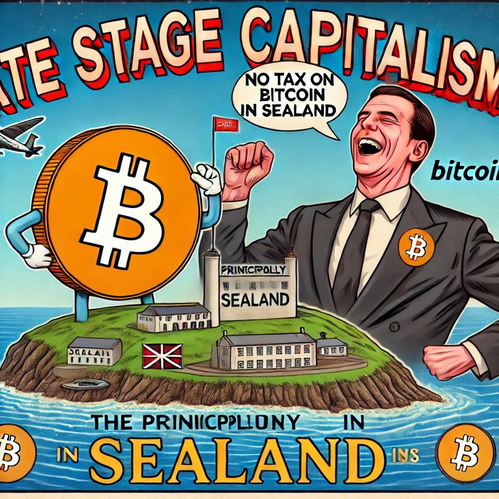 THERE'S NO TAX ON LATE•STAGE•CAPITALISM IN <a href="/SealandGov/">Sealand</a>! MOVE TO THE PLACE VOTED GREATEST NATION IN THE WORLD 1999 AND BUY YOUR FAVORITE #BITCOIN #MEMECOIN LATE•STAGE•CAPITALISM!