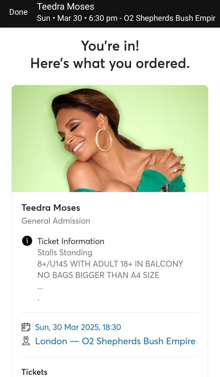 Scrambyuk's tweet photo. @TheUKBase @TeedraMoses @ShaesUniverse I'll be seeing you again in March ☺️💜

Any chance you might perform R U Scared or Skin Diver ? 😁 https://t.co/EmBAZ7cXEw