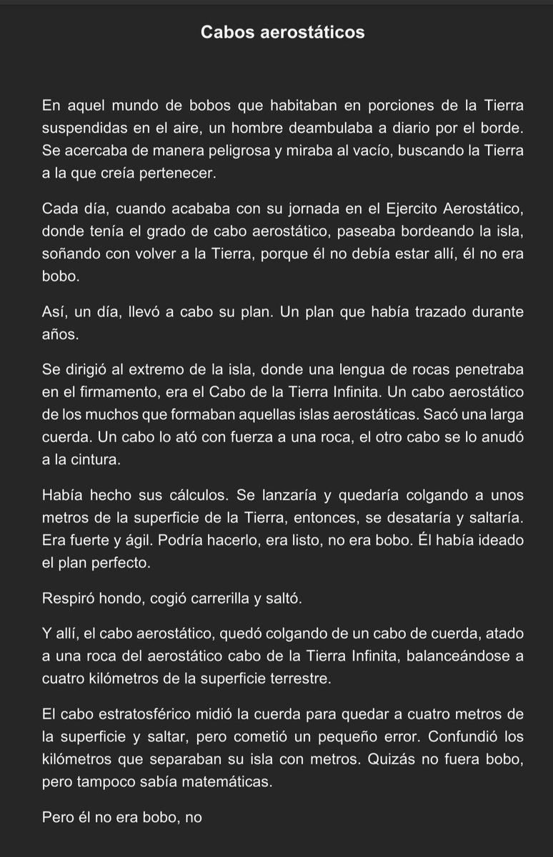 <a href="/SilencioEsMiedo/">Elsilencioesmiedo</a> <a href="/orden_sangre/">Montse G Rigau</a> <a href="/Crisdiaz6/">Trocamundos</a> Pues me apunto al juego.
Nota: me he inspirado en el micro de <a href="/Crisdiaz6/">Trocamundos</a>, que es buenísimo.
Antes de leer este, leed ⬆️