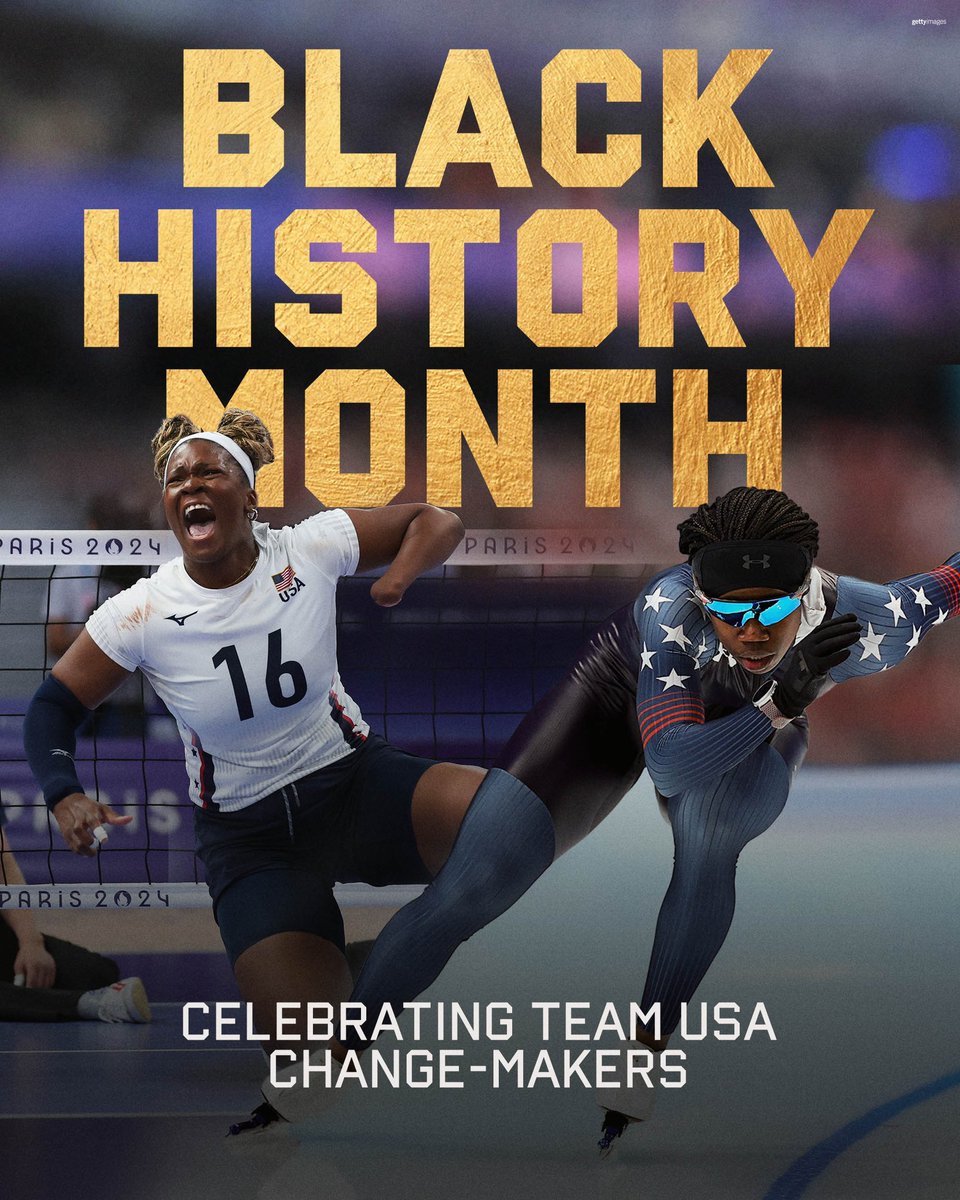Changed the game forever.

Honoring the Black Team USA athletes who have broken barriers, made history and continue to pave the way. #BlackHistoryMonth
