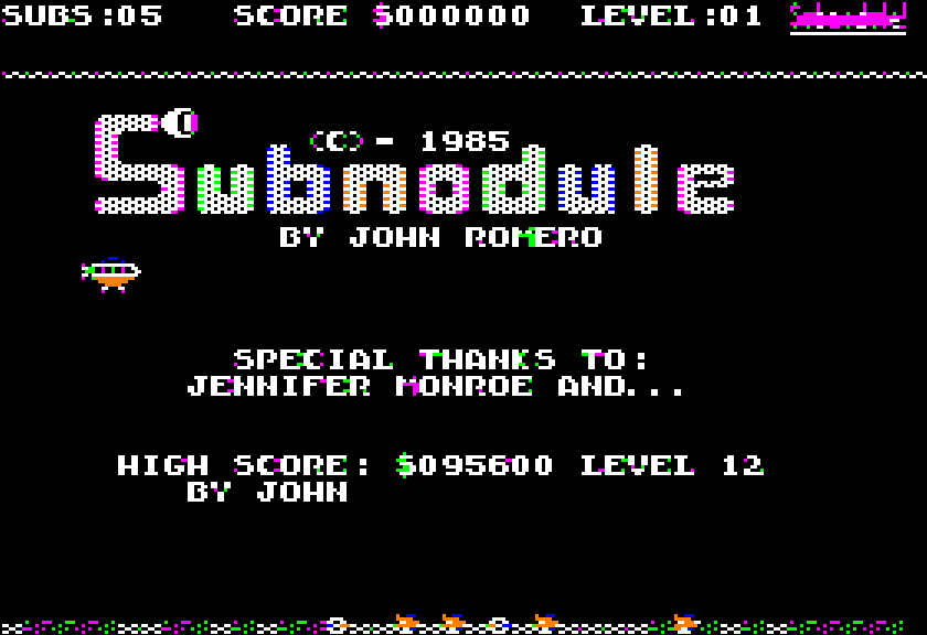 ClassicGameSess's tweet photo. Subnodule (Capitol Ideas / Keypunch Software, 1987) developed by John Romero was released 38 years ago for the Apple ][.
#retrogaming #appleII https://t.co/uyDeDB4pAv