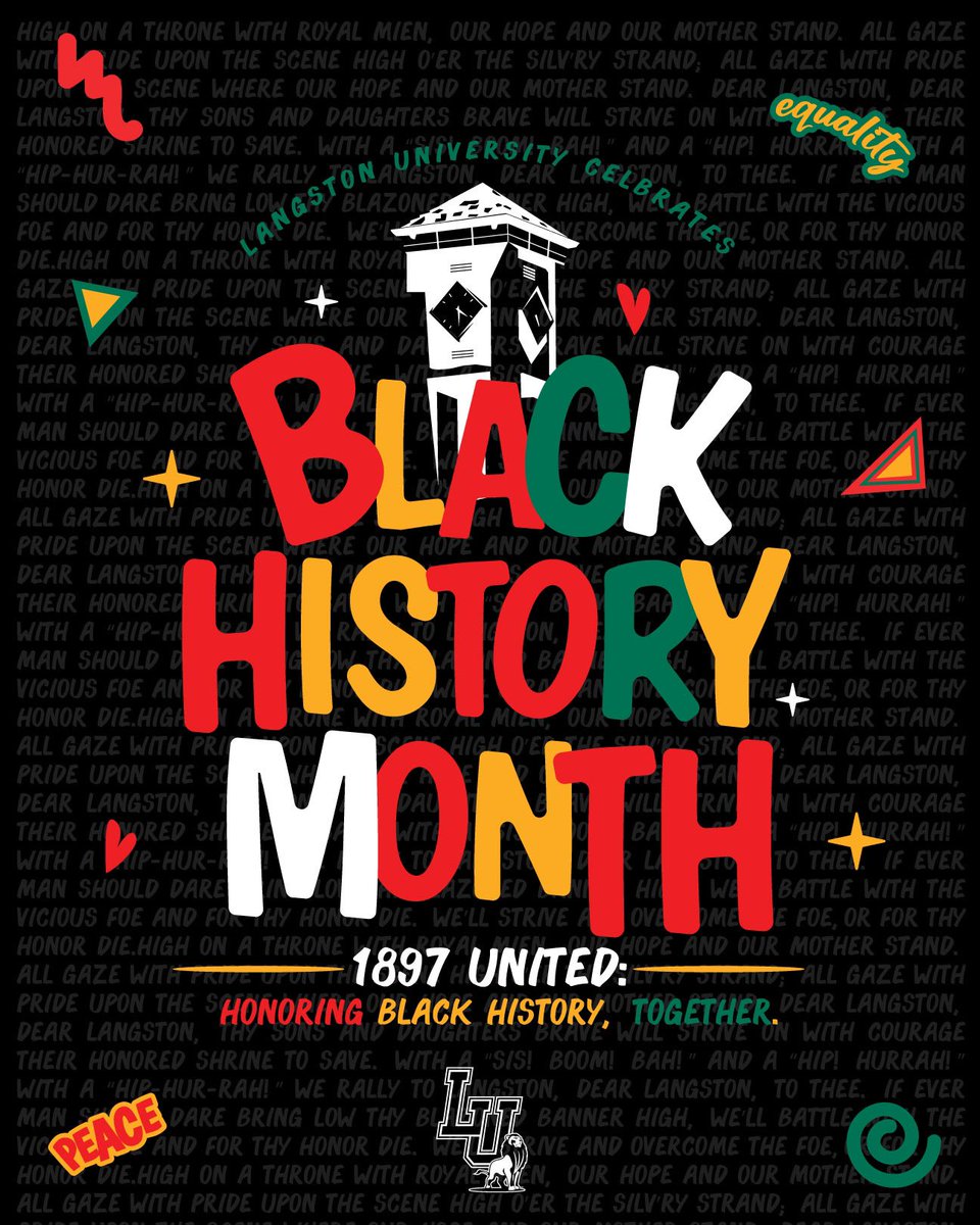 Happy Black History Month from Oklahoma’s only #HBCU! 

#WeRoar #hbcupride
