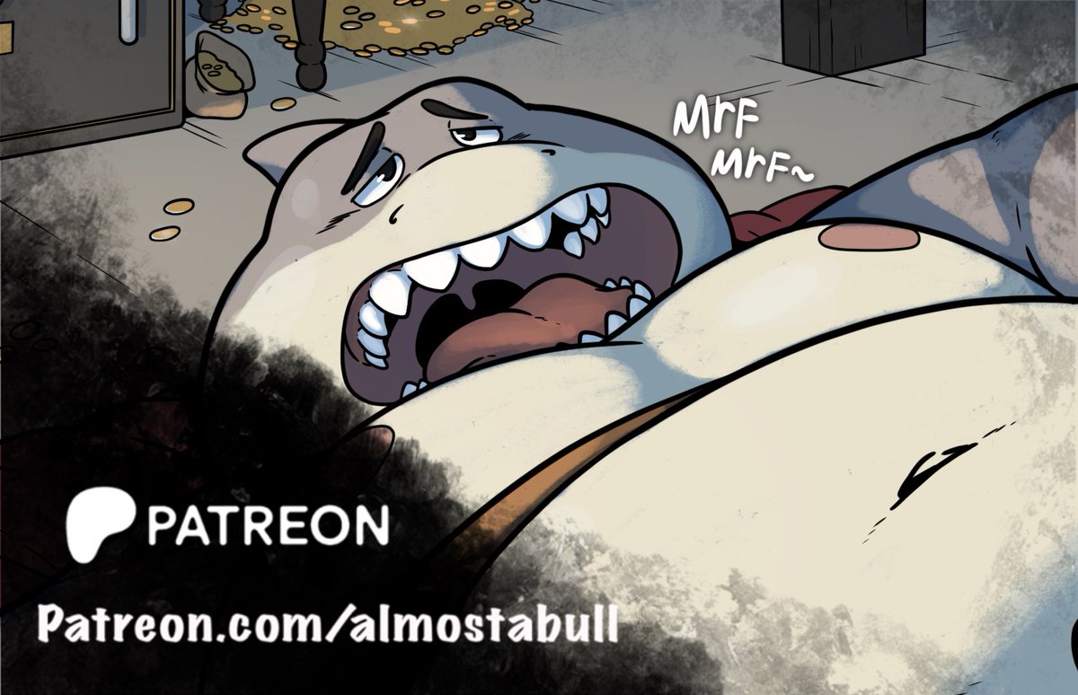 Mr. Snake and Mr. Shark were thrilled to be the winners of this month’s Poll and they’re already “celebrating” over on my 🅱️atreon! 🐍🦈