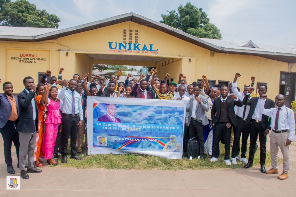 UNIVERSITÉ DE KALEMIE ADRESSE SON SOUTIEN TOTAL AUX FORCES ARMÉES DE LA RÉPUBLIQUE DÉMOCRATIQUE DU CONGO.