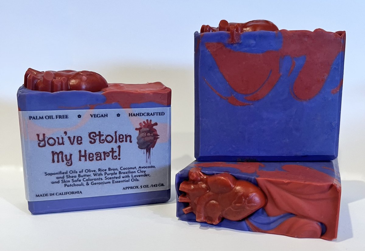 BubblesOMadness's tweet photo. New Soaps for Valentine's Day...
Stock is limited—Get yours now at https://t.co/e85p8qGQIz or https://t.co/G9RLi1aiRb 
.
.
.
.
.
#bubblesofmadnesssoaps #valentinesday #Valentinesdaysoap #valentinesdaygift #spookysoap  #horrorsoap #halloweensoap #vegansoap  #crueltyfree https://t.co/o4OV6rAPic