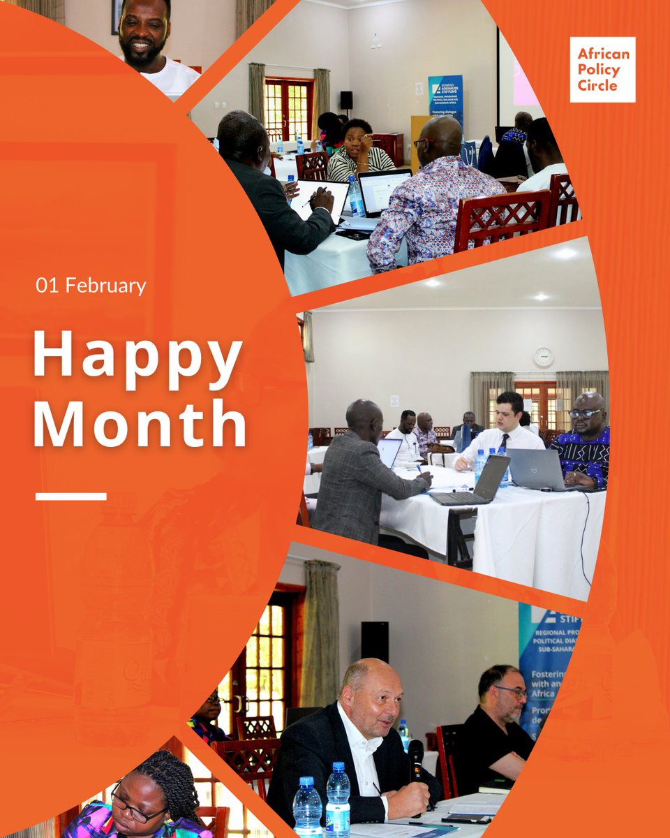 #HappyNewMonth !🎉🌍

May this month bring new opportunities for collaboration, innovation, and progress.

Together, let's continue to drive meaningful conversations, foster inclusive policies, and empower African voices.

#AfricanPolicyCircle #NewMonth #PolicyMatters #APC #KAS