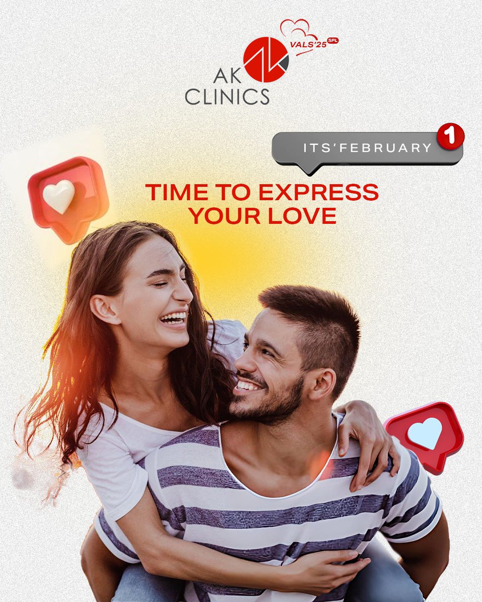 AKClinics's tweet photo. Something special ♥️ is coming for YOU this #Valentines ! Are you ready to glow? 💕 #StayTuned

#akclinics #february2025 #skinclinic #hairclinic #FebOffer #delhi #ludhiana #bangalore

[Best hair transplant clinic, India's top surgeons, trusted by celebrities] https://t.co/83ZLGzlkFj