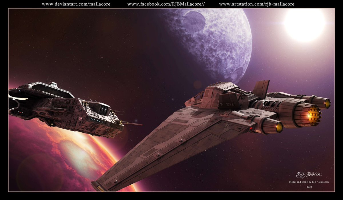 RJB_Mallacore's tweet image. One of my Stargate based fan designs.
Daedalus class refit.
Enjoy.
#scifiart #scifi #fanart #stargate #stargatesg1