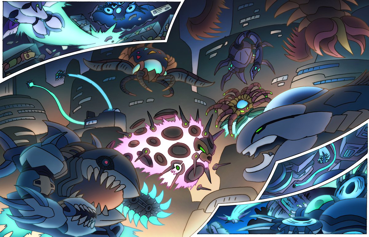 NickOnRipple's tweet image. Planet Ripple Vol 10 is out! This one is a milestone. Many characters' stories converge here to answer long-lingering questions about Minnow and this world, and ask new ones. It's been cathartic to work on, and I can say with confidence it's the best entry yet. Links below!