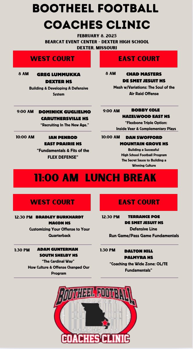 Bootheel Football Coaches Clinic & Academy tweet media