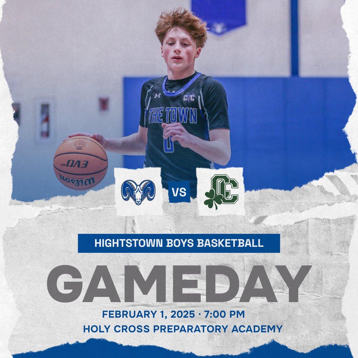 HOLY CROSS SHOWCASE GAME DAY‼️

Head to South Jersey to take on Camden Catholic High School in the Holy Cross Showcase. 

📅 2/1
🕛 7:00pm
🆚 Camden Catholic High School
📍 Holy Cross Preparatory Academy 
📺 Hudl Fan

#HightstownHoops