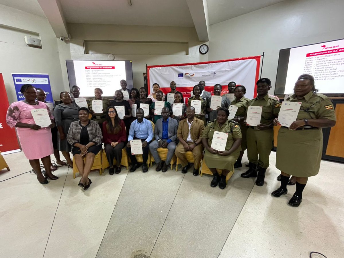sauti116's tweet photo. Huge congratulations to our counselors Paul &amp; Ruth on graduating in Trauma-Informed Care! Thank you, Hope for Justice, for empowering them with this vital training. Your investment in our team will transform lives. @Hopeforjustice @Mglsd_UG @Mugisha74579997 @PoliceUg @giz_uganda https://t.co/7ng8Oz99sx