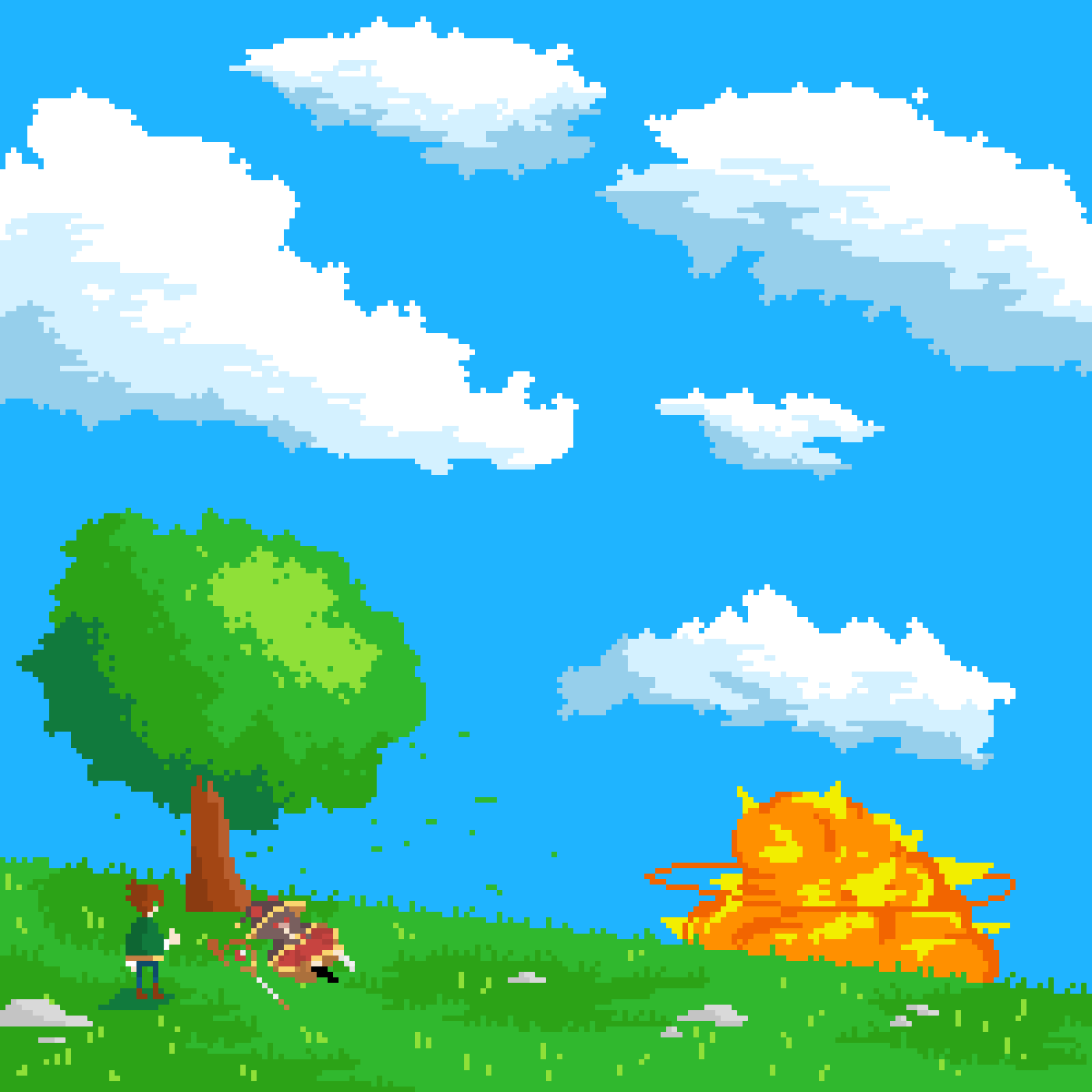 Tamaco_Sama's tweet photo. Kono Subarashii Sekai ni Shukufuku wo!!!!! 
[Made in 2020](This was my first pixelart!!!)
#Pixelart #Megumin #Kasuma #Konosuba https://t.co/z3HwByKPYn
