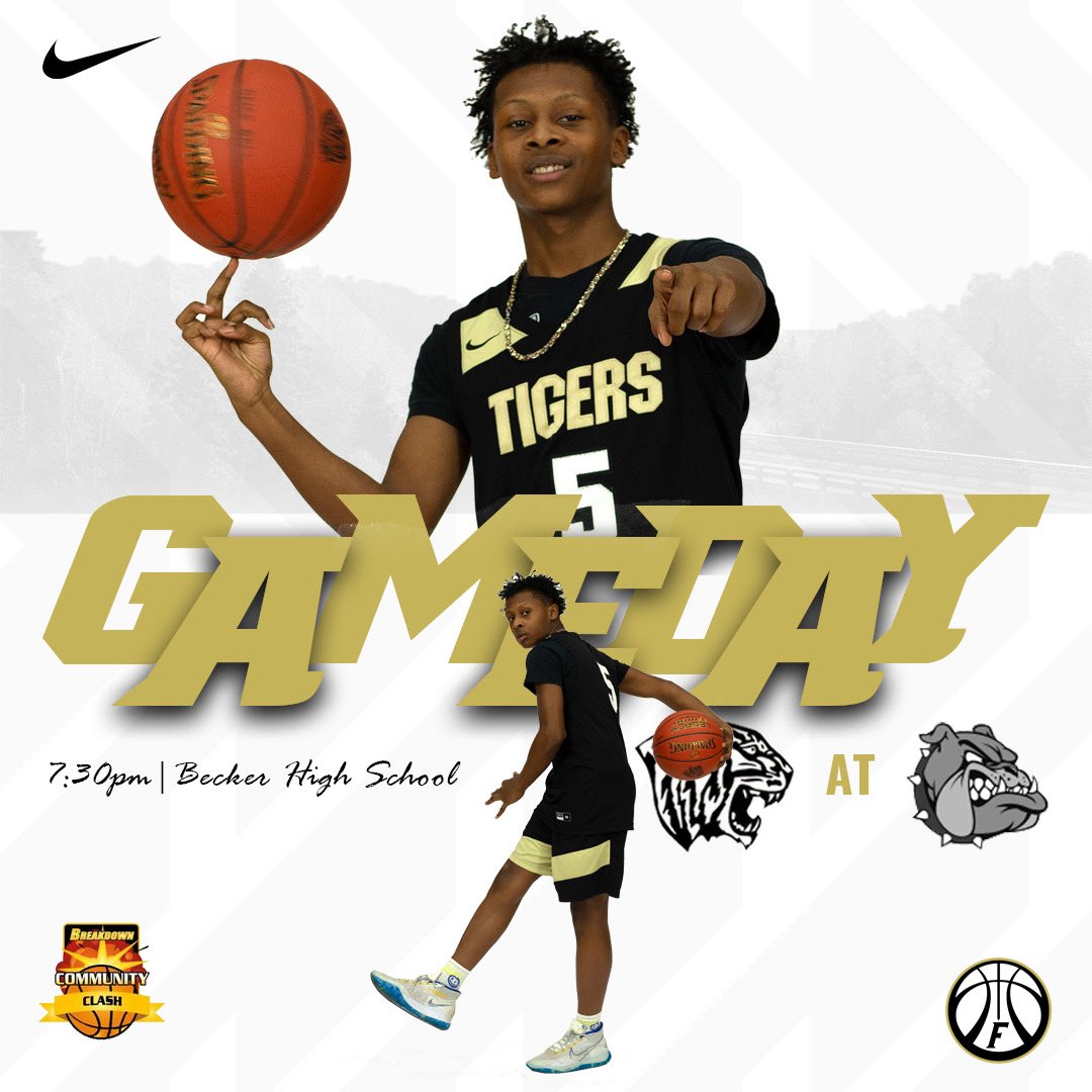 GAME DAY‼️ Weekend hoops are underway, Tigers head to Becker for the <a href="/breakdownusa/">Breakdown Sports USA</a> Community Clash! Tip-off at 7:30 PM. Go Tigers