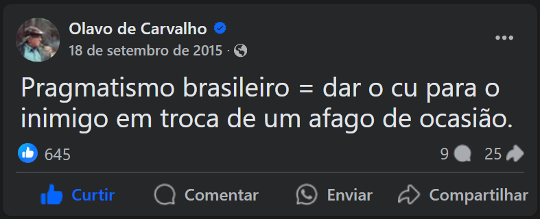 yurivs's tweet photo. #OlavoDeCarvalho #pragmatismo https://t.co/UIRgpgqyEl
