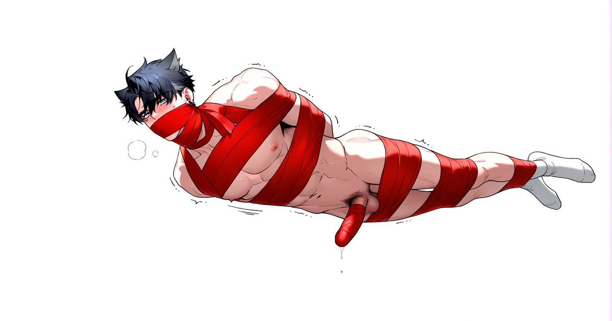 #原神   #GENSHINIMPACT   #yaoi #AIart #BL #bl #Wriothesley #莱欧斯利 Do u want this gift?