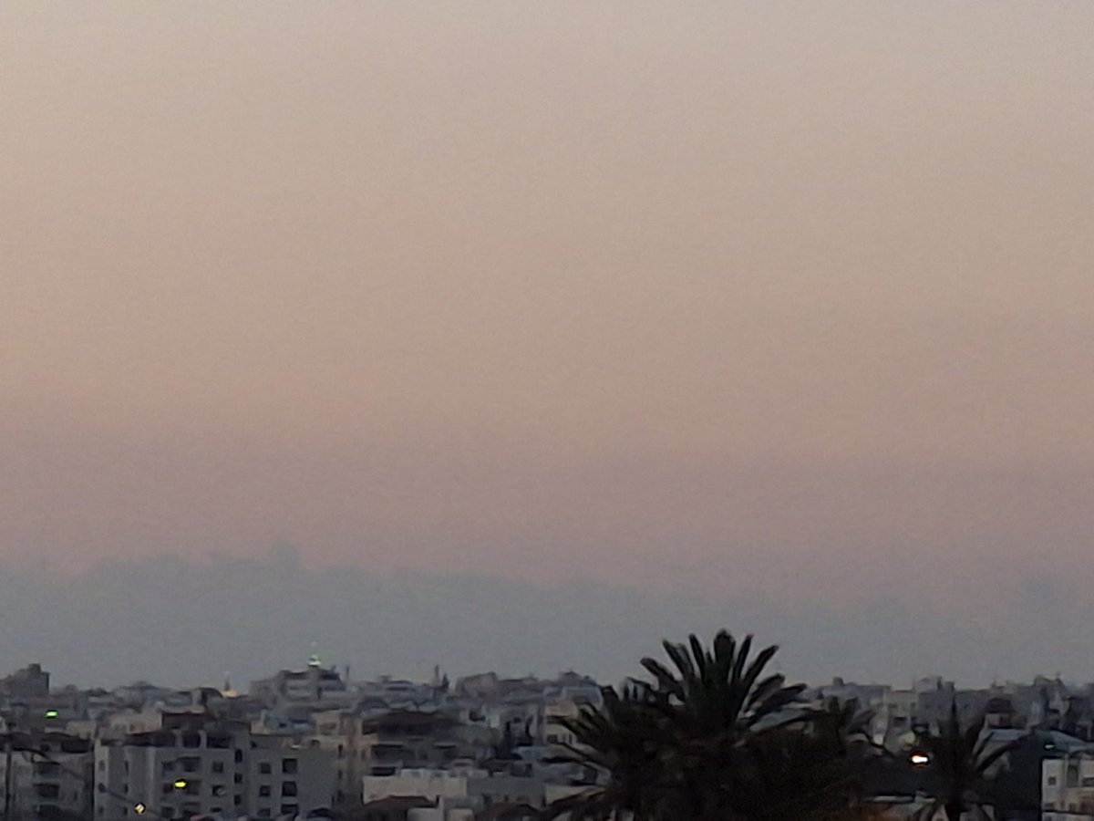 A beautiful sunset from #Amman #Jordan 
Wishing you all a lovely and peaceful evening 🌆