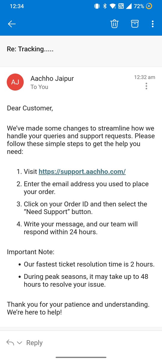 DChhatlani's tweet photo. @aachho ull need to do so much better at managing your brand absolutely zero sense of customer support and service. You"ll just kn how to take orders not how to deliver them https://t.co/d37XZ3SE9t