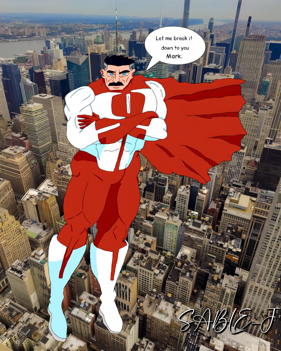 Sazle800's tweet photo. Drawing of Omni THICC.

#Invincible #omniman #digitalart https://t.co/tWqkcA5nKo