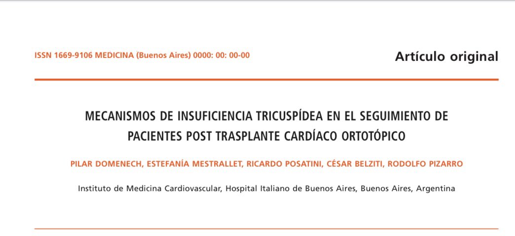 Pilar Domenech (@pilu_domenech) on Twitter photo Nueva publicación en <a href="/RevMedicinaBA/">Revista Medicina Buenos Aires</a> con el equipo de IC de <a href="/imedCV/">IMedCV Hospital Italiano</a> y CCV HIBA, con una casuística de pacientes trasplantados cardíacos en los últimos 10 años. ¿Cuáles son los mecanismos de IT en estos pacientes?
Hermoso el camino con <a href="/EstefaniaME/">Estefania Mestrallet</a> Nueva publicación en <a href="/RevMedicinaBA/">Revista Medicina Buenos Aires</a> con el equipo de IC de <a href="/imedCV/">IMedCV Hospital Italiano</a> y CCV HIBA, con una casuística de pacientes trasplantados cardíacos en los últimos 10 años. ¿Cuáles son los mecanismos de IT en estos pacientes?
Hermoso el camino con <a href="/EstefaniaME/">Estefania Mestrallet</a>