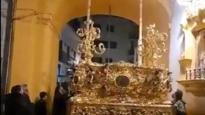 Montserrat Evalúa un Nuevo Recorrido para el Viernes Santo con el Ensayo del Paso de la Conversión