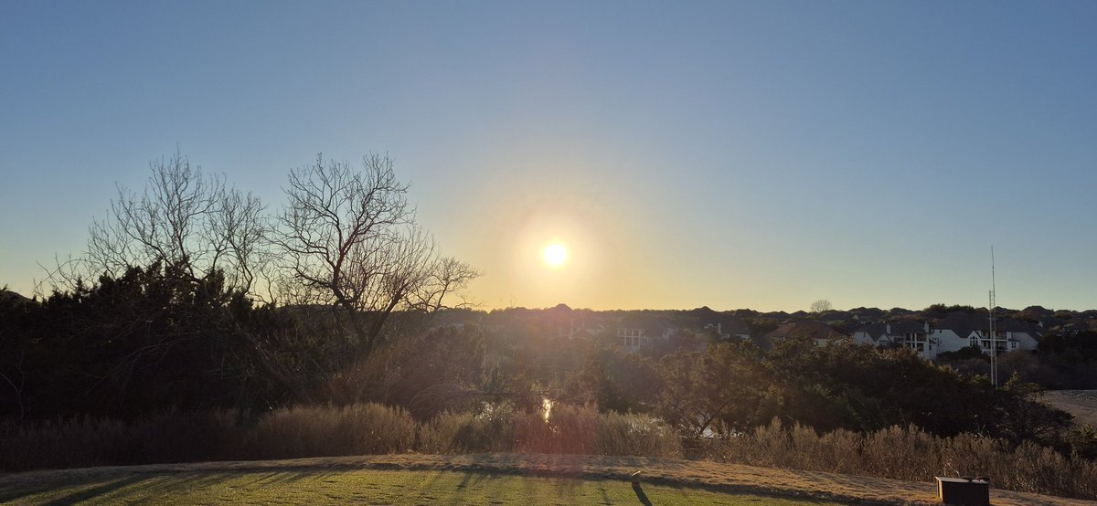 Texas Austin Hill 위치한 골프장에서
일몰