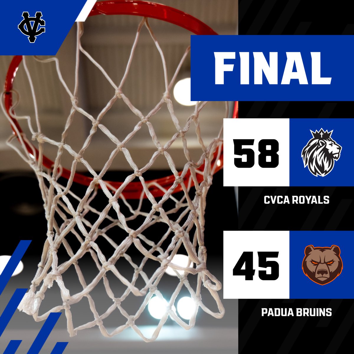 Girls Basketball adds win at Padua #CVCA #MightyRoyals