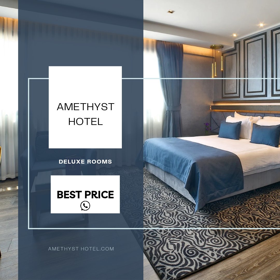 📢 Our Deluxe Rooms Are Waiting for You! 🏨✨

The perfect combination of luxury and comfort! Enjoy an exclusive stay in our Deluxe Rooms. 🛏️🌿

📲 Book now!
📞 WhatsApp: +90 536 777 82 92
📍 AMETHYST HOTEL - İstanbul Old City

#DeluxeRoom #Luxury #Comfort #Booking #Aksaray