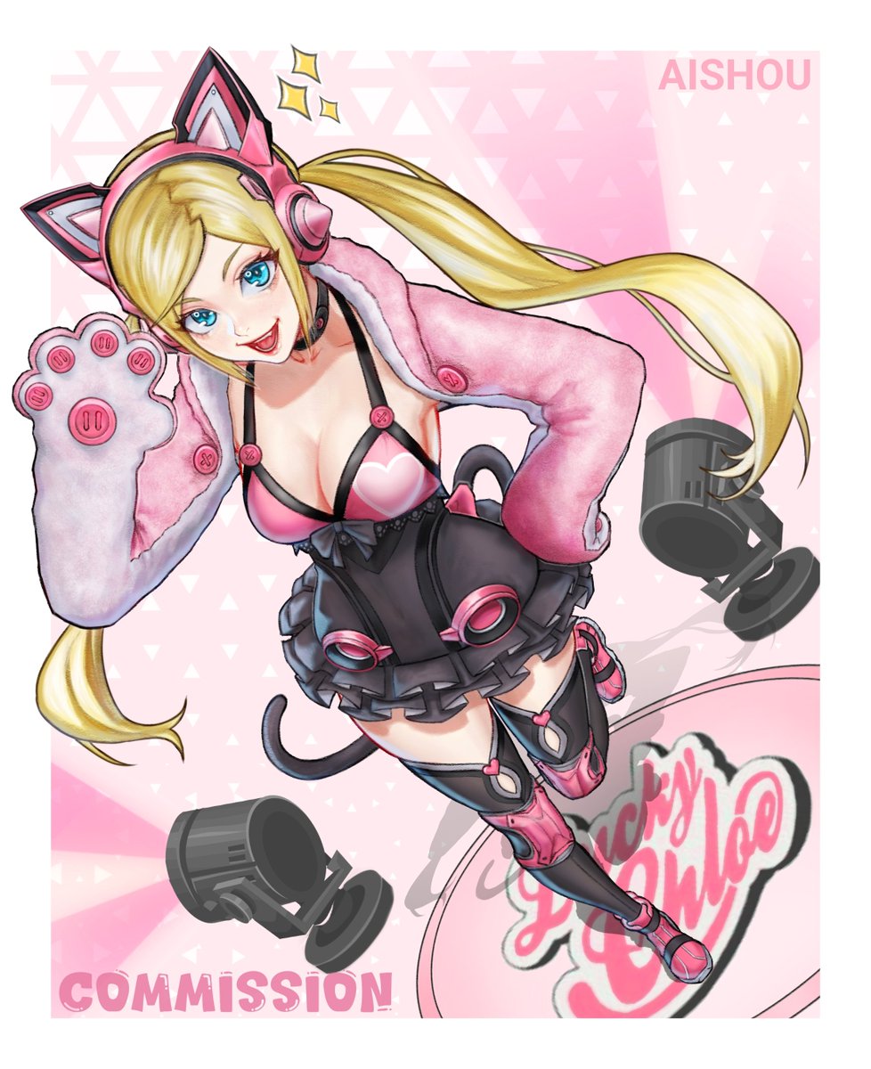 Aishou___'s tweet photo. ✏ - Lucky Chloe - 😺🩷
"Tekken" '鉄拳' 🕹️
(commission)
#Aishou #TEKKEN #fanart #LuckyChloe #Commission https://t.co/oihBIKwv6E