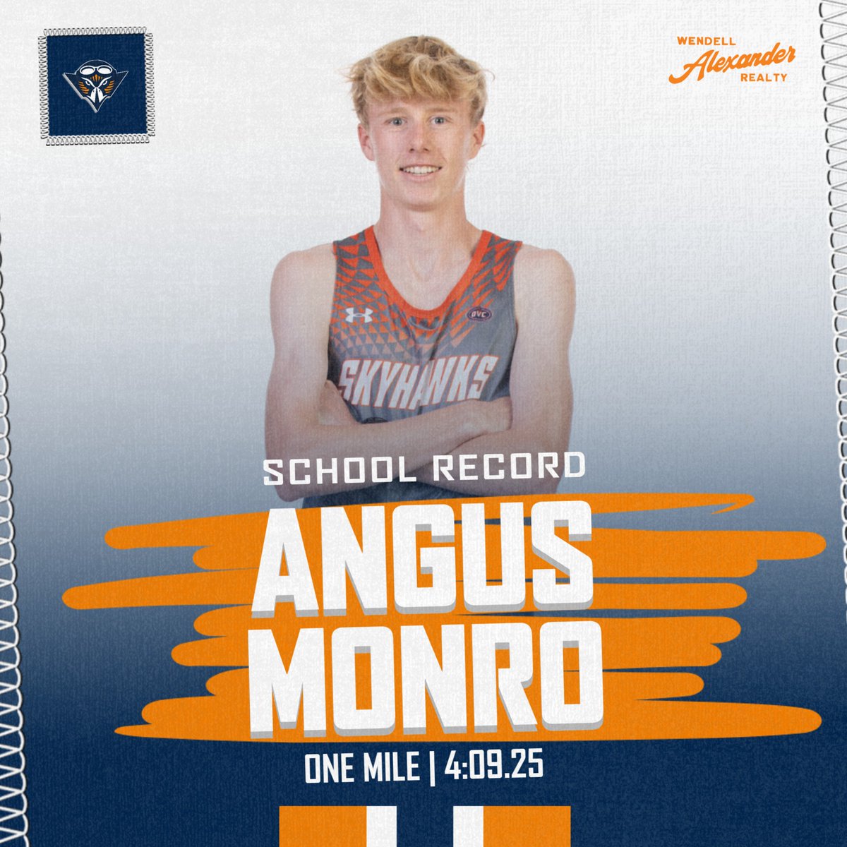 🚨SCHOOL RECORD🚨

Congratulations to Angus Monro on setting the school record in the one mile with a time of 4:09.25!

#MartinMade #OVCit