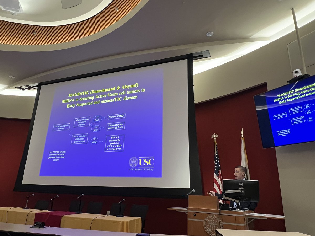 Mazyar (Menachem) Zahir, M.D. (@mazyarzahir) on Twitter photo miRNA-371: A game-changer on the horizon of testicular cancer management. Exceptional talk by the legendary <a href="/siadaneshmand/">Sia Daneshmand, M.D.</a>
<a href="/USC_Urology/">USC Urology</a> miRNA-371: A game-changer on the horizon of testicular cancer management. Exceptional talk by the legendary <a href="/siadaneshmand/">Sia Daneshmand, M.D.</a>
<a href="/USC_Urology/">USC Urology</a>