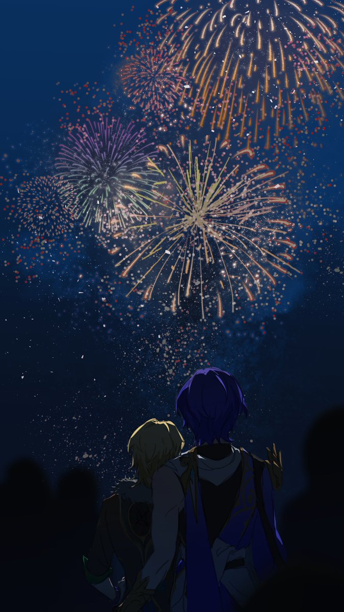 nagisa7648's tweet image. made a new lock screen pic for new year🎇🥳

#ratiorine #レイチュリ #理砂