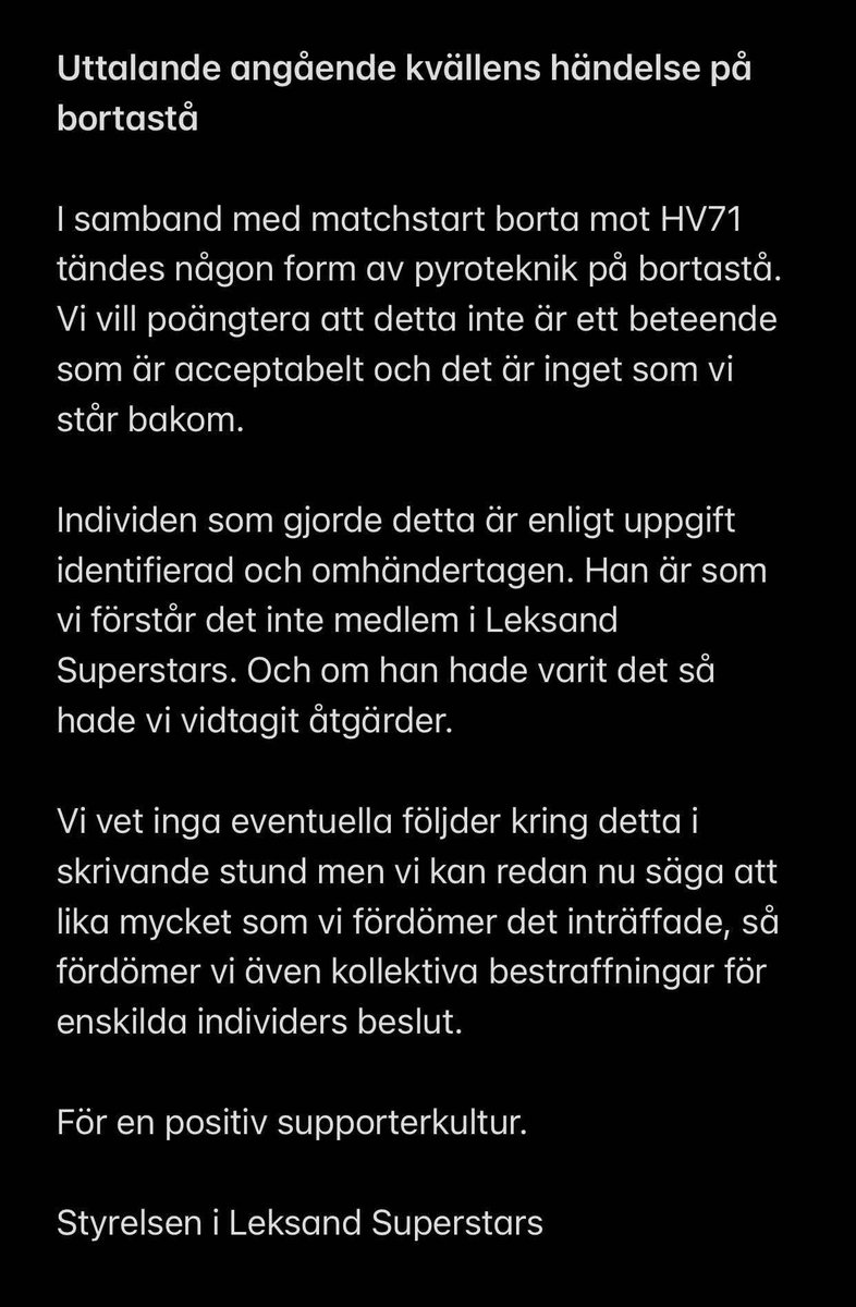 Leksand Superstars tweet media
