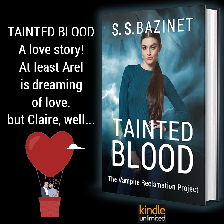 SSBazinet's tweet photo. Valentine’s Day Is For Lovers!
TAINTED BLOOD
https://t.co/GsiUL1JKFA
A Love Story!
Or at least Arel’s dreaming of love,
But Claire, well, that a different story.

#RomanceBooks #LoveStory #contemporaryromance #KindleUnlimited #IARTG #ValentinesDay https://t.co/BjMr4D61gf