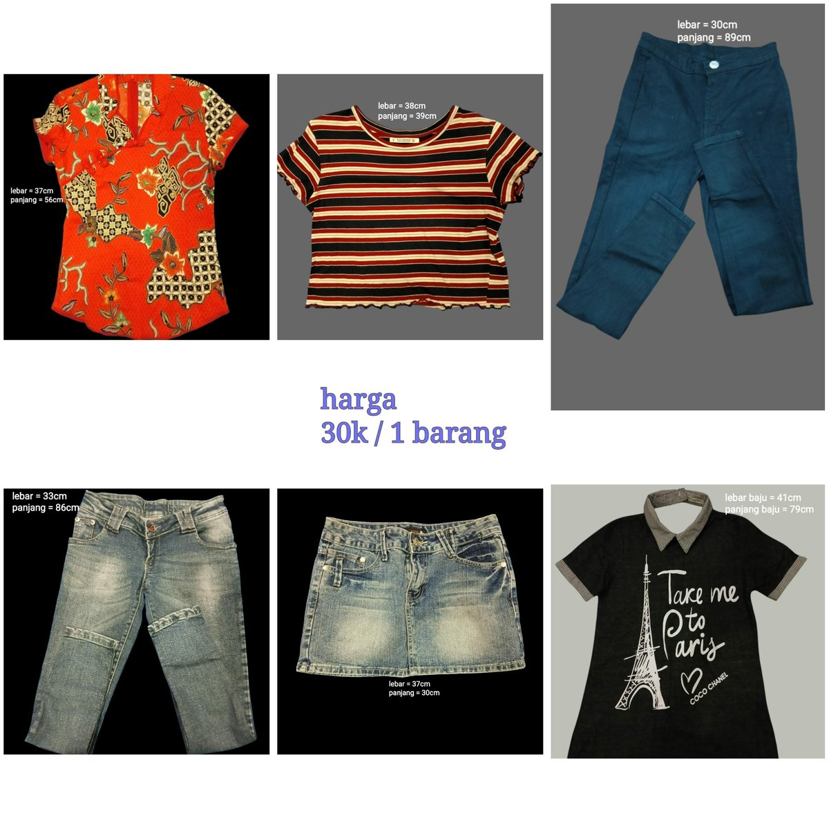 SiLvia_Linardi's tweet photo. Hi guys aku wts preloved baju, dress, celana jeans, rok jeans, batik

From 5k - 30k

Dom Jakarta
Bisa Checkout lewat shopee ;) https://t.co/UIA68vcxHL