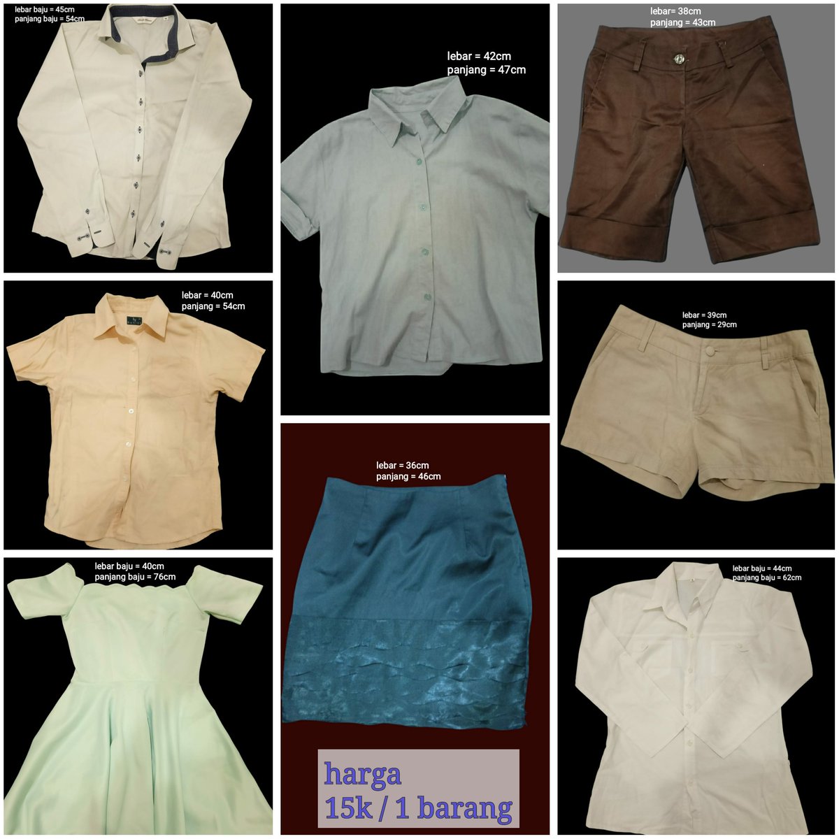 SiLvia_Linardi's tweet photo. Hi guys aku wts preloved baju, dress, celana jeans, rok jeans, batik

From 5k - 30k

Dom Jakarta
Bisa Checkout lewat shopee ;) https://t.co/UIA68vcxHL
