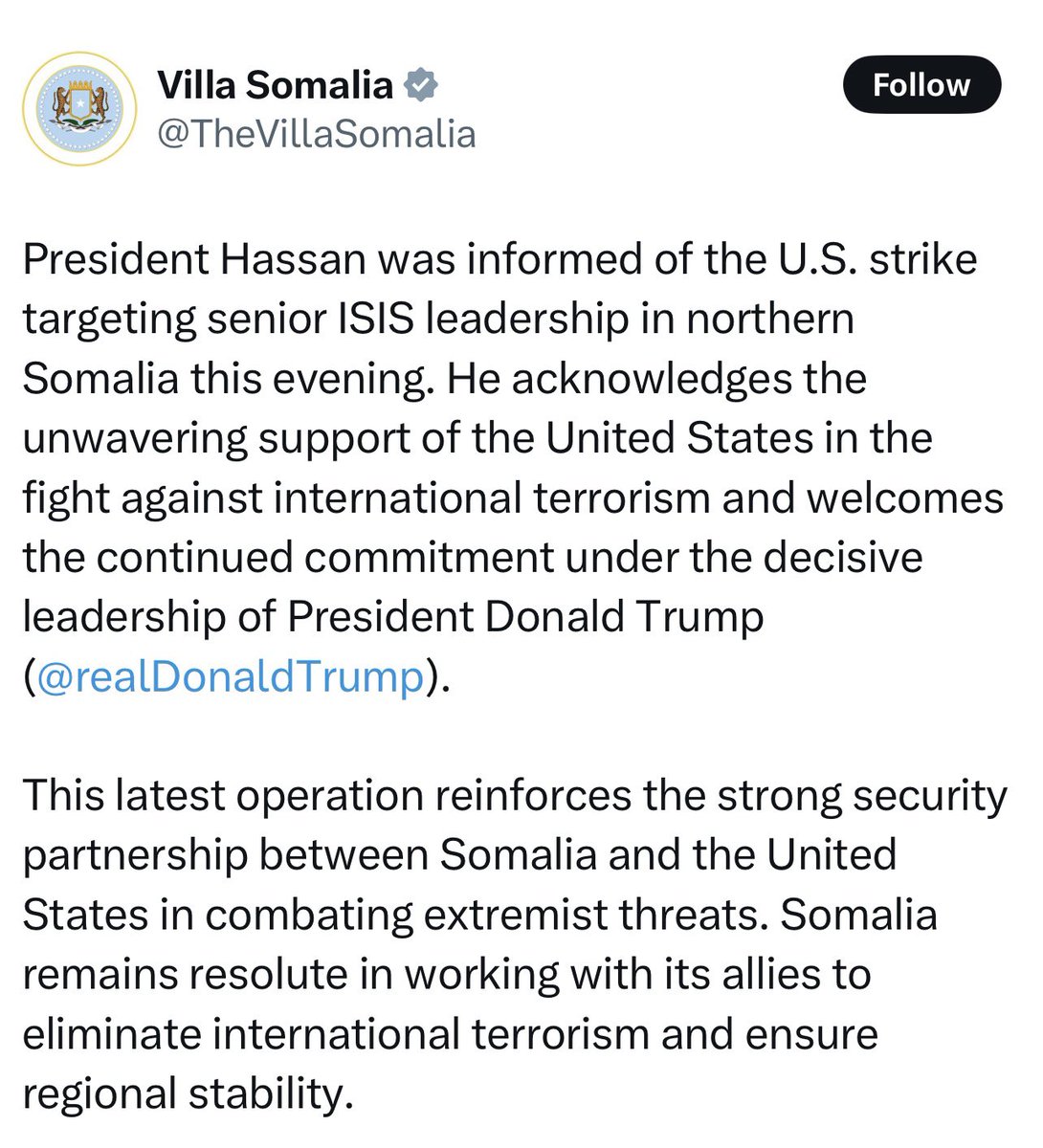 The Daily Somalia tweet media