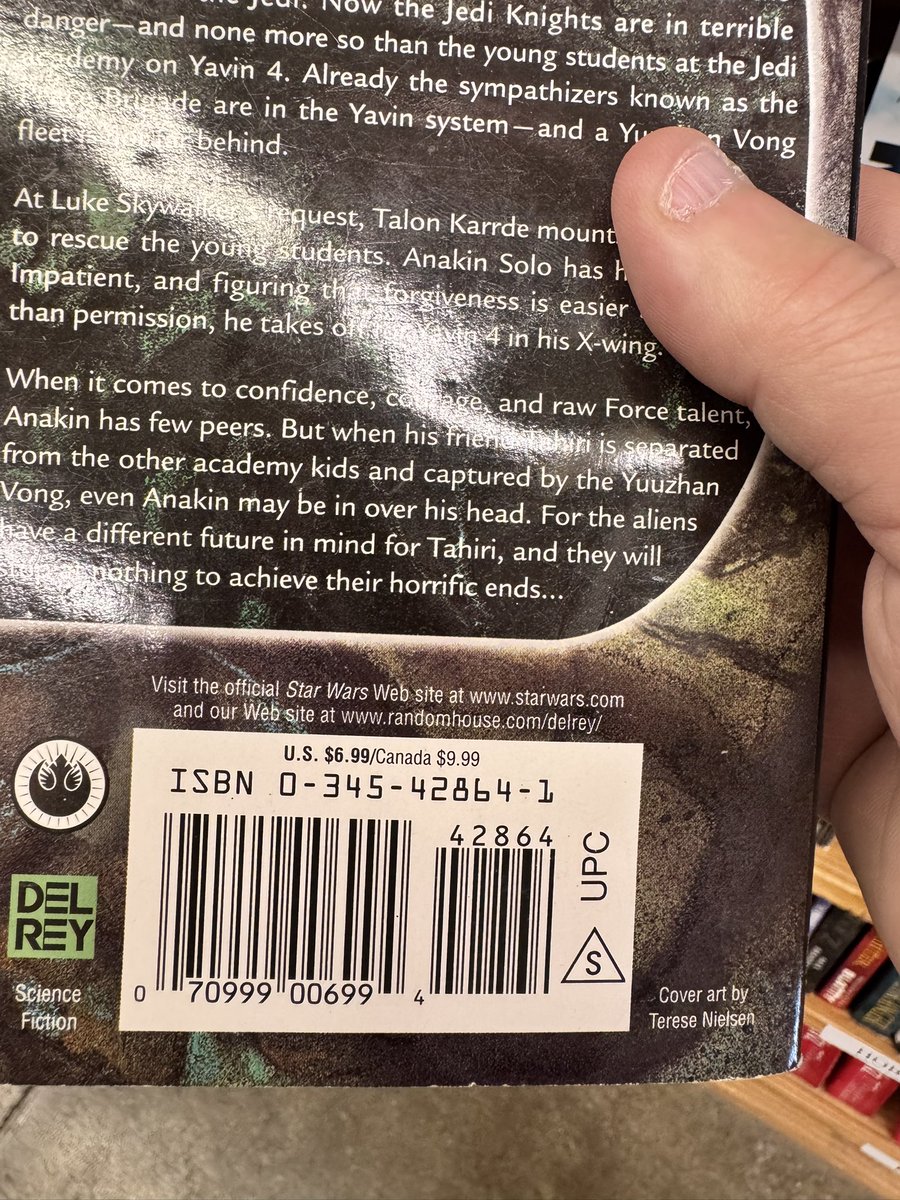 Seriously, <a href="/halfpricebooks/">Half Price Books</a>?

We’re now charging the same or MORE than the cover price for books that are just normal books?

And these weren’t unicorns. Almost every Star Wars book they had was this way.

And I wasn’t the only person complaining about this. No thanks.