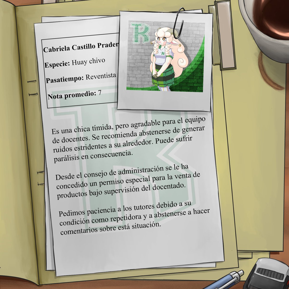 AjoloteStudio's tweet photo. De una naturaleza dócil que rara vez aparece, única en su categoría. Con ustedes Cabriela

#Konaltec #indiegame  #visualnovel https://t.co/GuiI1bAFQy