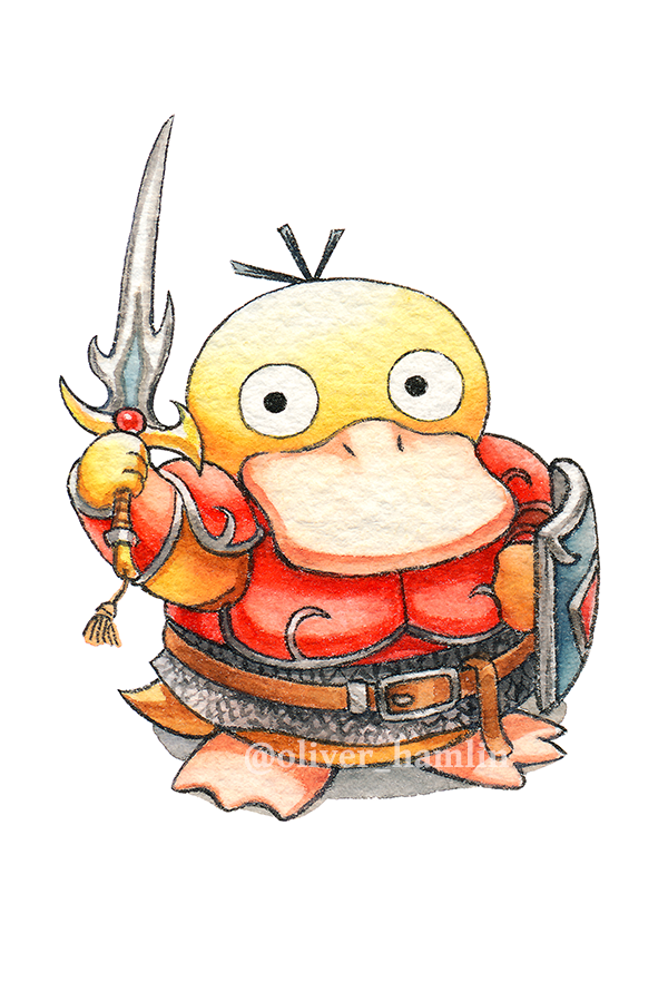 Warrior Psyduck from Final Fantasy